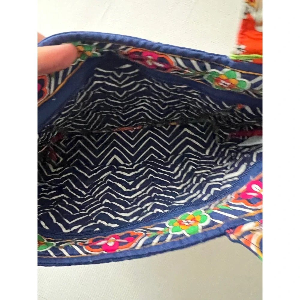Vera Bradley Petite Tote Venetian Paisley Quilted Cotton‎ Multi Color